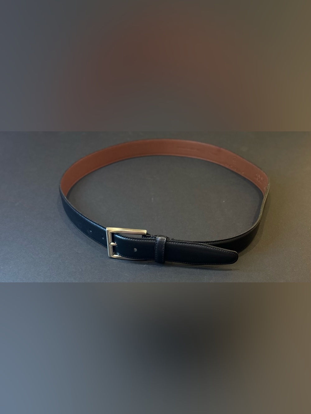VTG 2000s Brooks Brothers Heritage Collection Genuine Leather Dress Belt USA 40